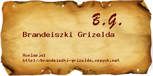 Brandeiszki Grizelda névjegykártya